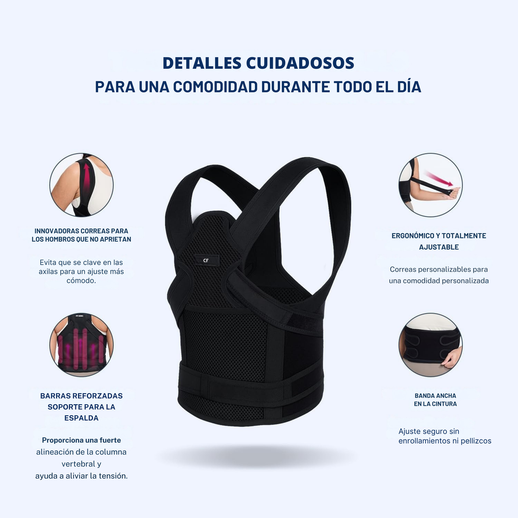 CortFit Pro — El Corrector de Espalda que Te Transforma.